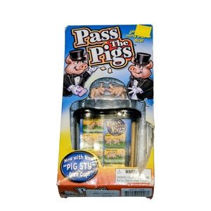 🔥 Winning Moves Pass the Pigs Party Game Brand New W/ Big Sty Dice Cup 🔥